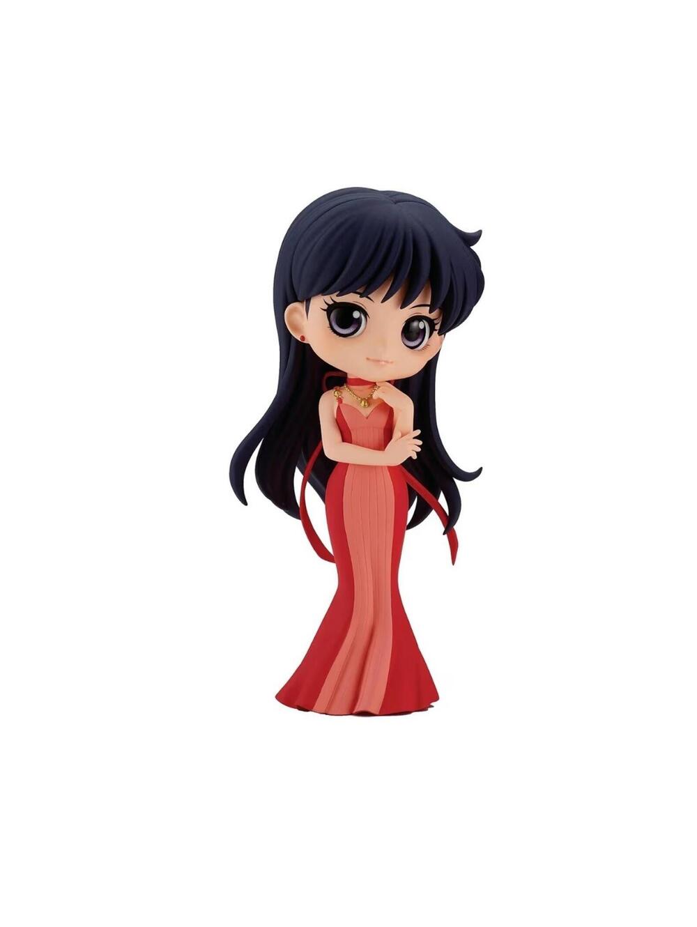 Banpresto Q Posket Figure Rei Hino Sailor Moon Eternal Red Dress Ver. A US Sell